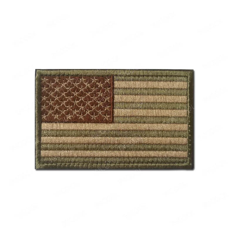 USA US America American Flag Embroidered Patches Appliques Thin Blue Line Flags Armband Decorative Badges For Clothing Backpack