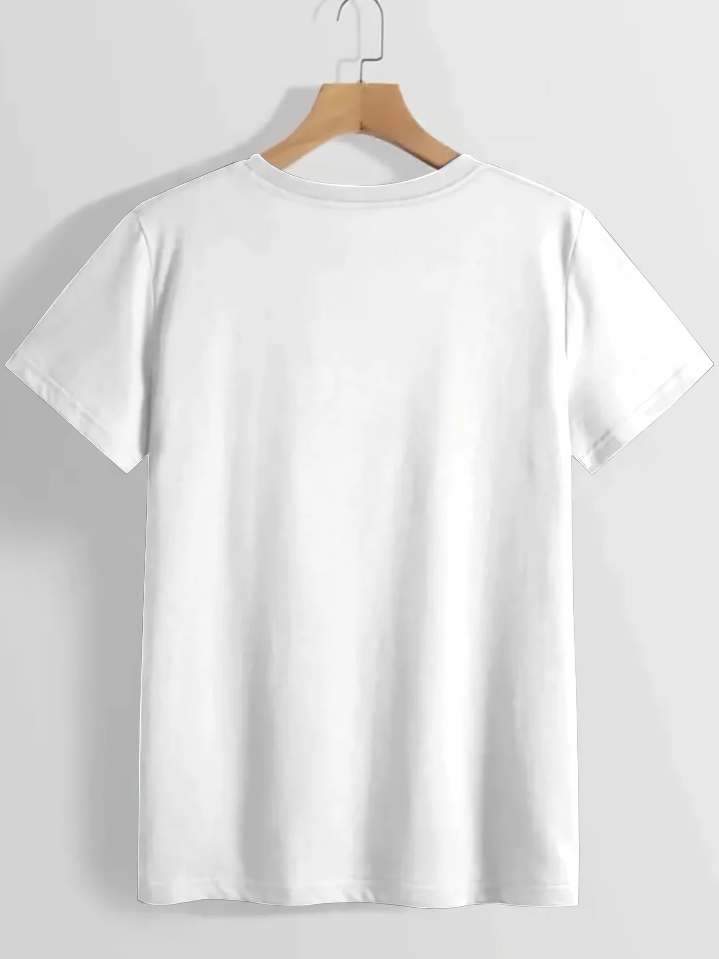 American Flag Graphic T-Shirt American Flag "America The Beautiful" Graphic T-Shirt In White Relaxed Crew Neck Short Sleeves