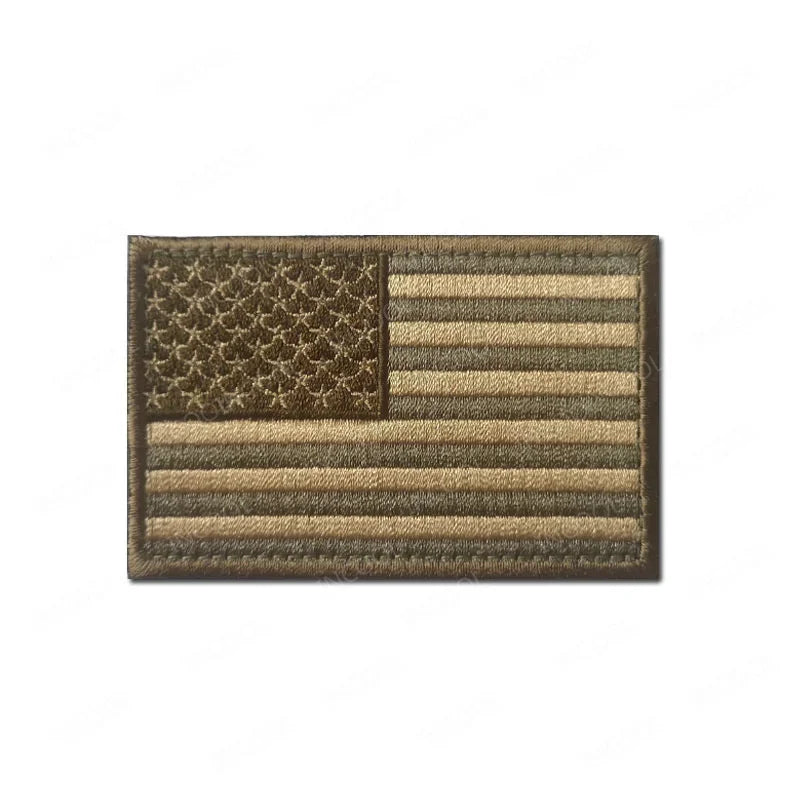 USA US America American Flag Embroidered Patches Appliques Thin Blue Line Flags Armband Decorative Badges For Clothing Backpack