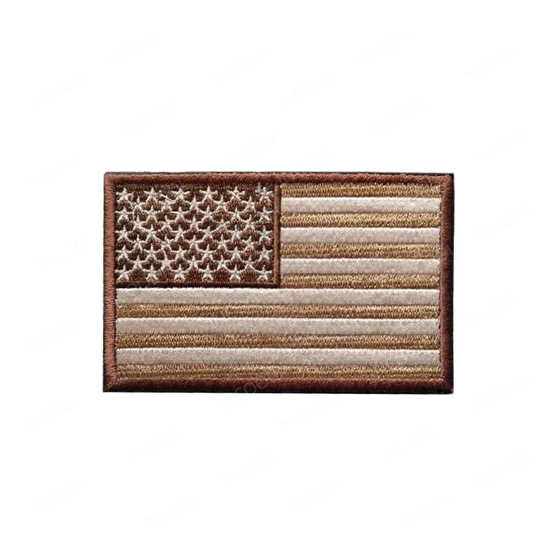 USA US America American Flag Embroidered Patches Appliques Thin Blue Line Flags Armband Decorative Badges For Clothing Backpack